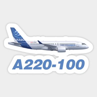 Airbus A220-100 Sticker